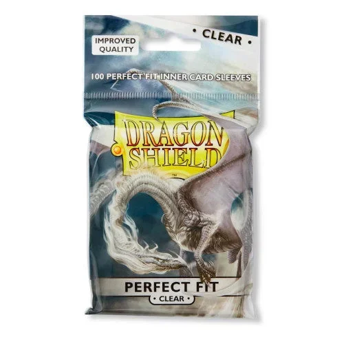 Dragon Shield – Perfect Fit Standard Size Sleeves Clear (100)