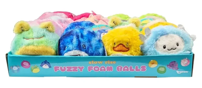 FUZZY FOAM BALLS 4″ Slow Rise Fuzzy Foam Balls – Series 1
