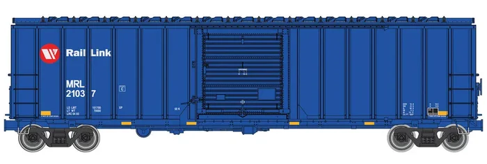 Walthers 910-2186 HO Montana Rail Link 50‘ ACF Exterior-Post Boxcar RTR 21037 MT/Box