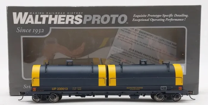 Walthers 920-105210 HO Union Pacific 50‘ Evans Cushion Coil Car RTR 230013 EX/Box