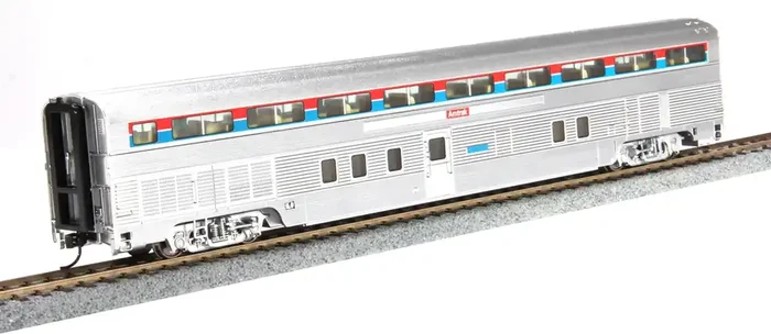 Walthers 920-14301 HO Amtrak 85‘ Budd Hi-Level 68-Seat Step-Down Coach LN/Box