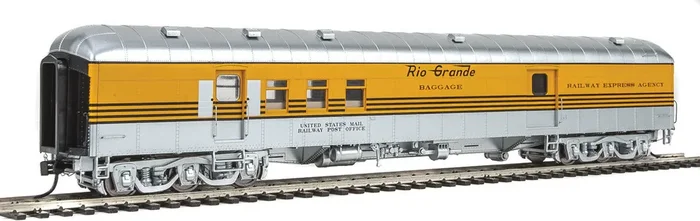 Walthers 920-17403 HO D&RGW 70‘ Heavyweight Railway Post Office Baggage Car RTR NIB